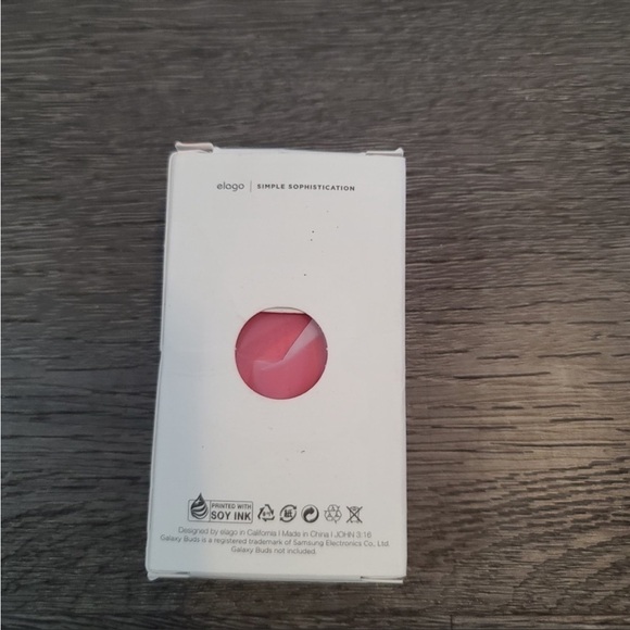 ELAGO Red Silicon Case For Galaxy Buds - Picture 8 of 8